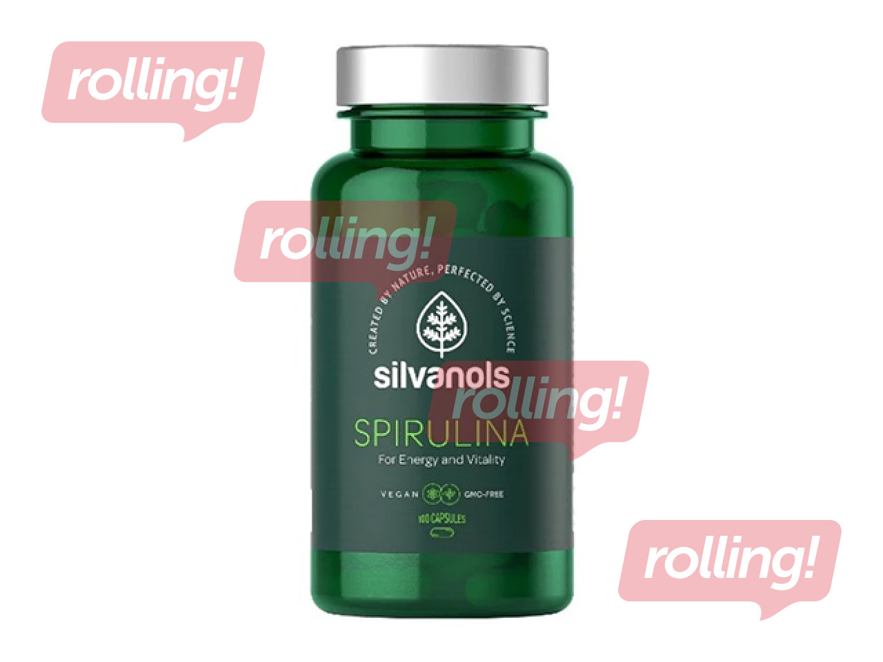 Spirulina capsules, Silvanols, N100