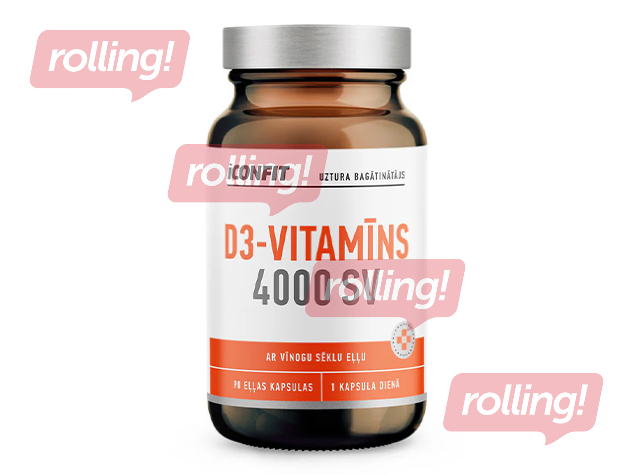 Toidulisand Iconfit, D3 vitamiin 4000 RÜ, 90 kapslit