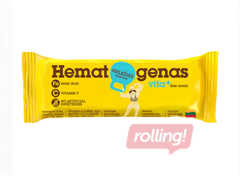 Batoon Hematogenas Vita+, hematogeen linaseemnete ja vitamiinidega, 50g