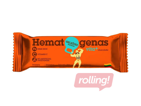 Batoon Hematogenas Vita+, hematogeen šokolaadiglasuuriga, 40g