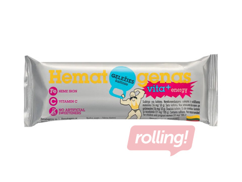 Batoon Hematogenas Vita+ Energy, hematogeen tauriini ja kofeiiniga, 50g