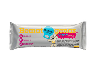 Batoon Hematogenas Vita+ Energy, hematogeen tauriini ja kofeiiniga, 50g