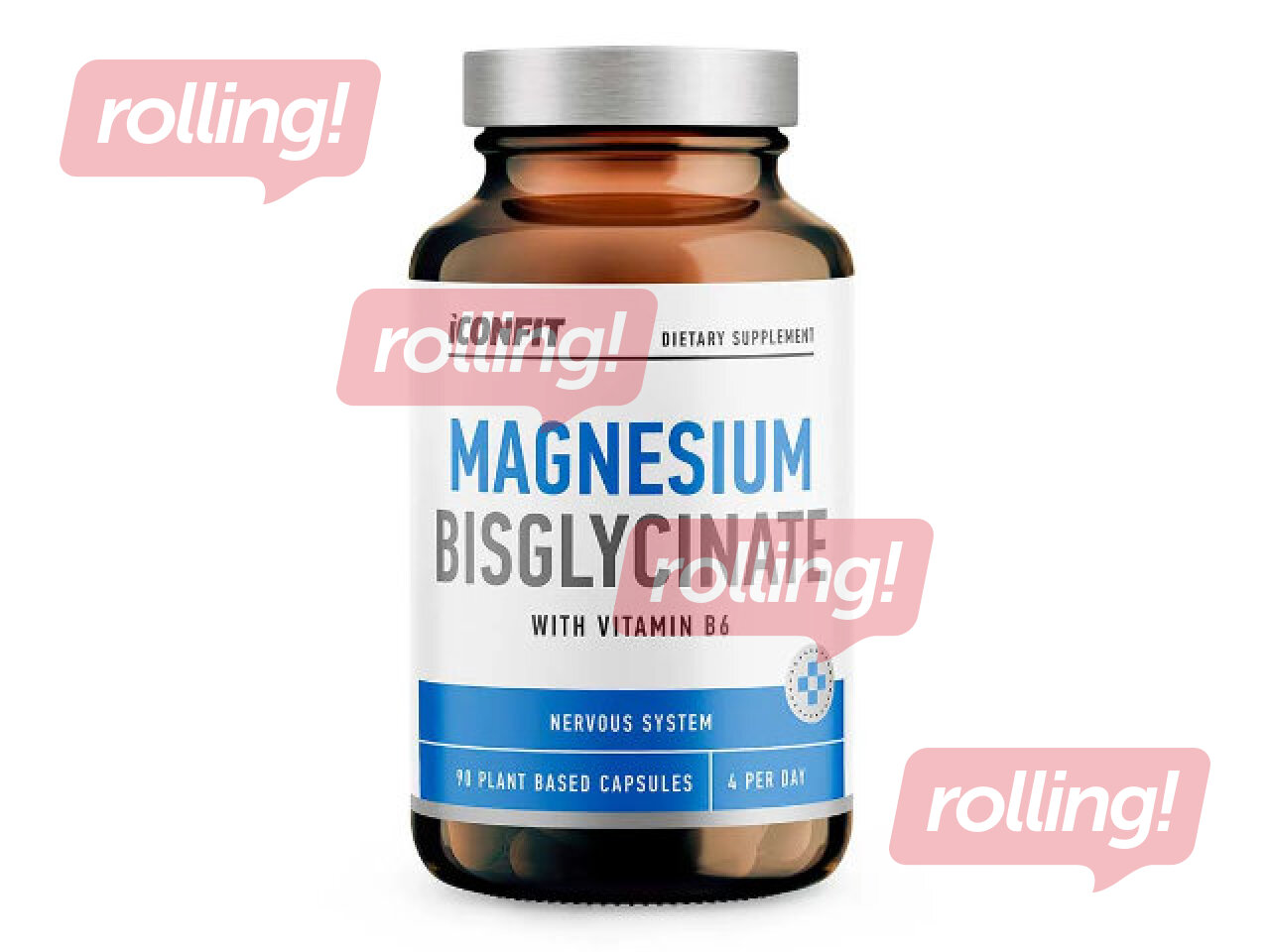 Toidulisand Iconfit, magneesiumbisglütsinaat, 90 kapslit