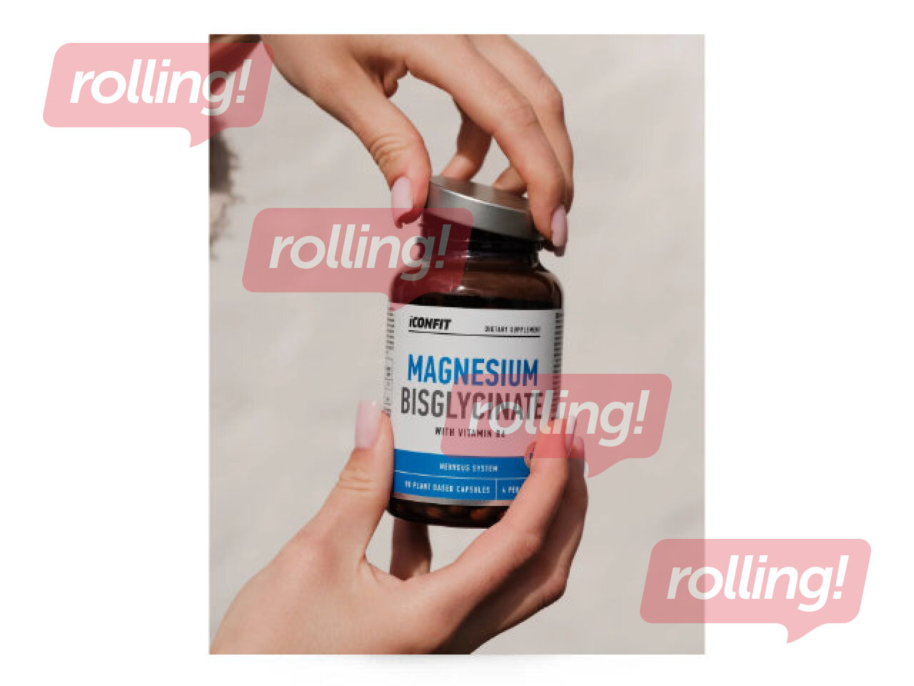 Toidulisand Iconfit, magneesiumbisglütsinaat, 90 kapslit