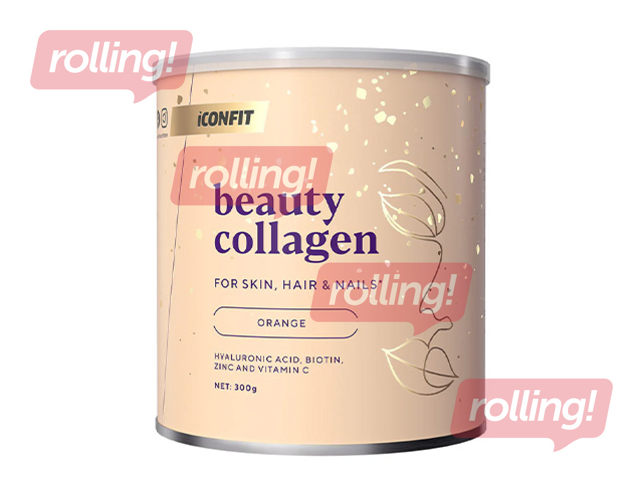 Kolagēns Iconfit, Beauty, apelsīnu, 300g