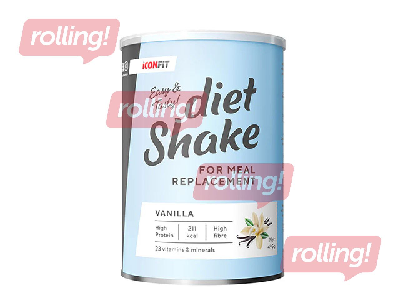 Diētiskais kokteilis Iconfit, vaniļas, 495g