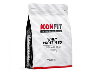 Vadakuvalk Iconfit 80, maitsestamata, 1kg + KAMPAANIA! Osta Iconfit vadakuvalk ja saa kingitus!