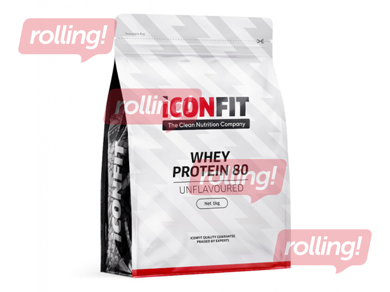 Vadakuvalk Iconfit 80, maitsestamata, 1kg + KAMPAANIA! Osta Iconfit vadakuvalk ja saa kingitus!