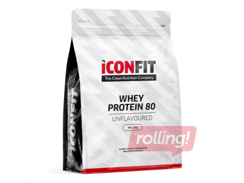 Whey Protein Iconfit 80, Unflavoured, 1kg + PROMOTION! Buy Iconfit whey protein and receive a gift!