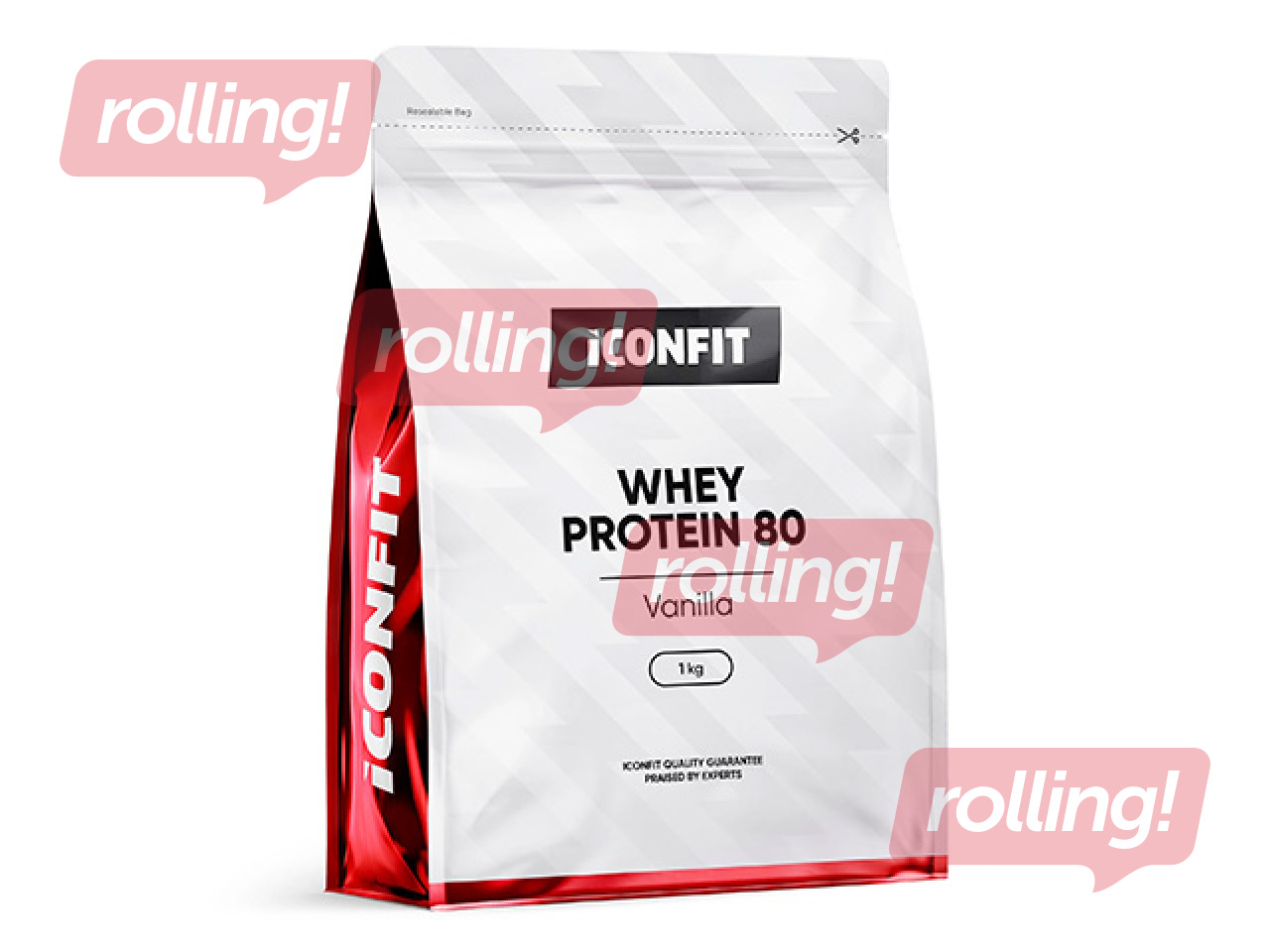 Whey Protein Iconfit 80, Vanilla, 1kg + PROMOTION! Buy Iconfit whey protein and receive a gift!
