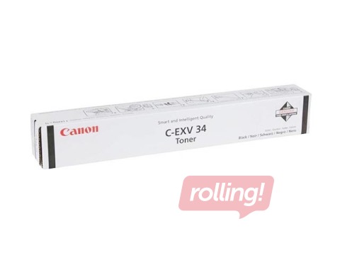 Tooneri pudel Canon C-EXV34, must, (23000 lk)
