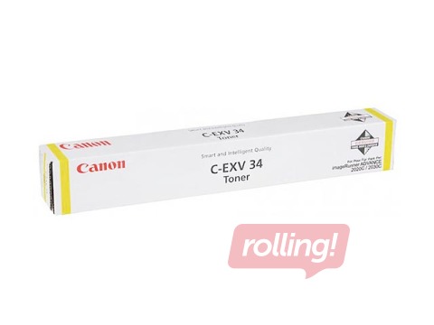 Tooneri pudel Canon C-EXV34, kollane, (16000 lk)