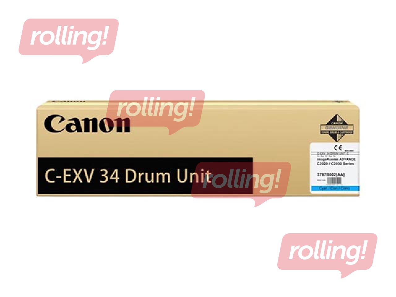 Trummel Canon C-EXV34, sinine, 36000 lk