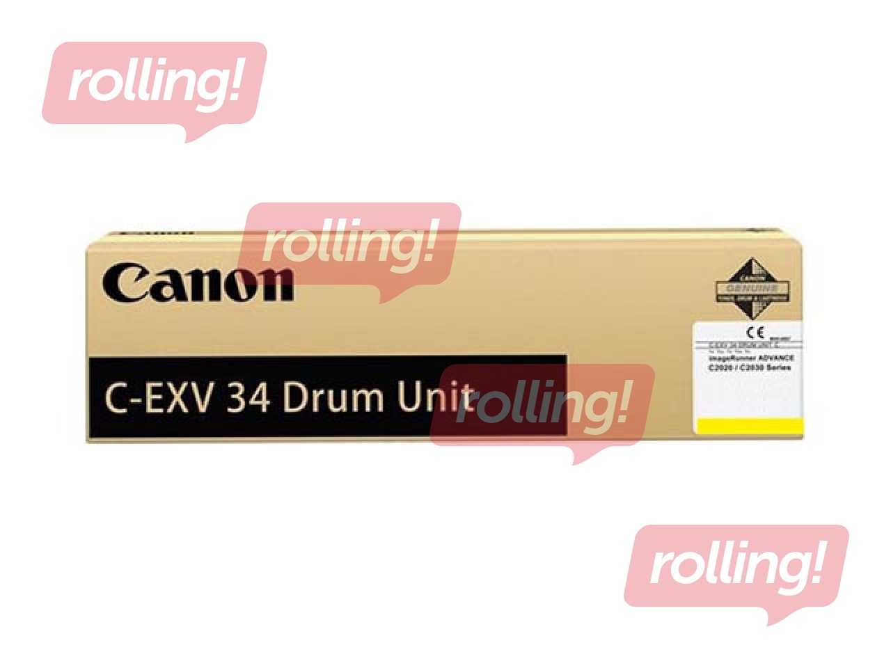 Trummel Canon C-EXV34, kollane, 36000 lk