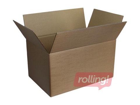 Corrugated cardboard box, 380x285x142mm 
