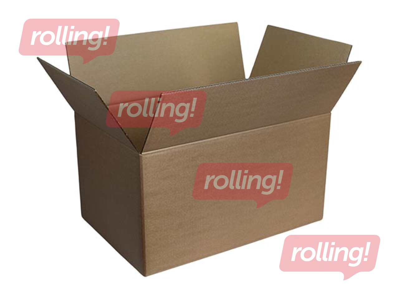 Corrugated cardboard box, 380x285x142mm 