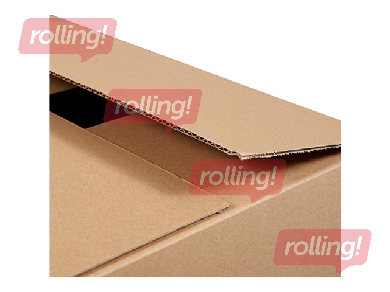 Corrugated cardboard box, 380x285x142mm 