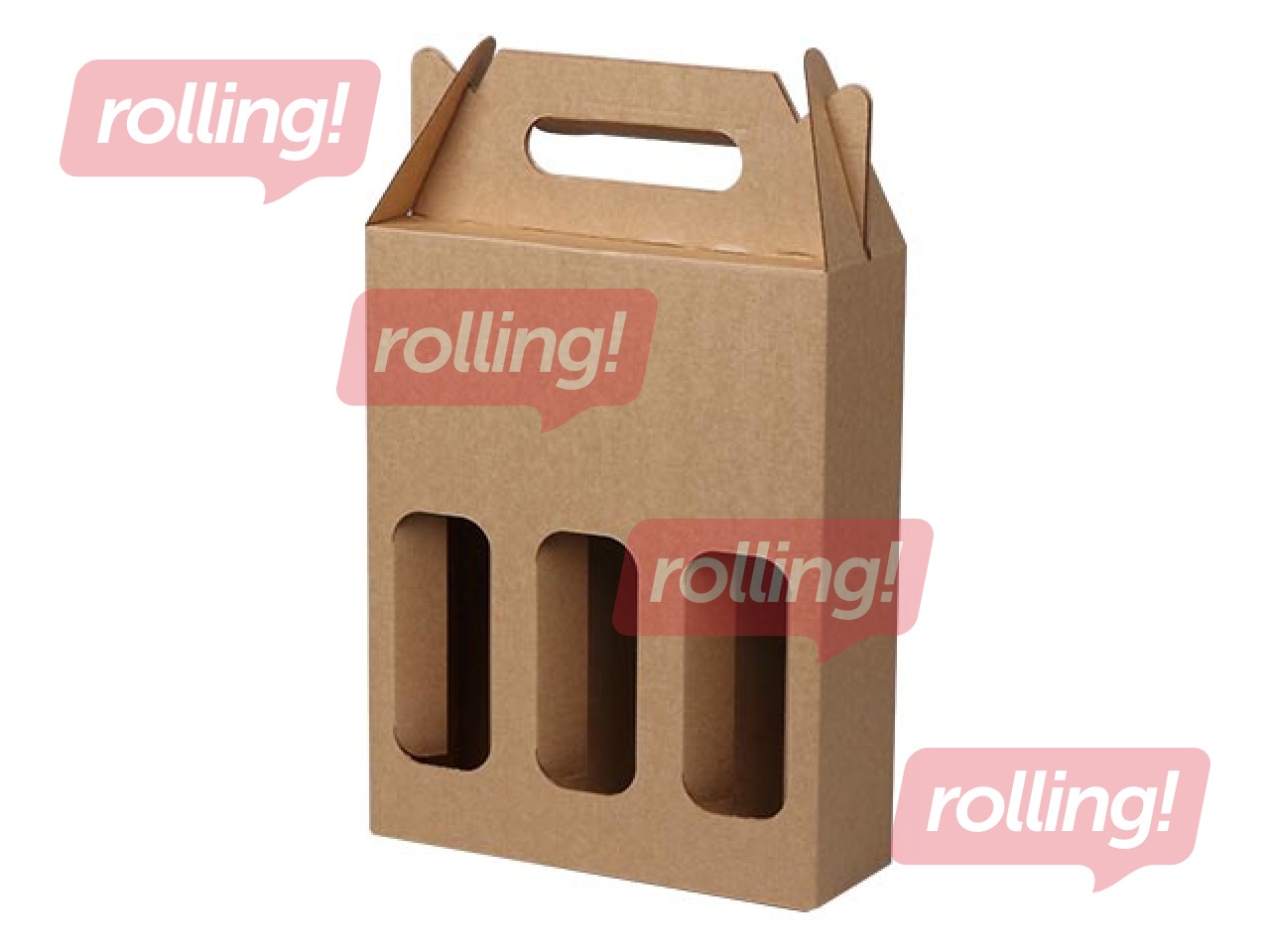 Pappkarp ühele kuni kolmele 0,5 L pudelile