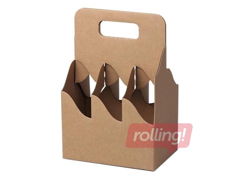 Cardboard box for six 0.33L bottles