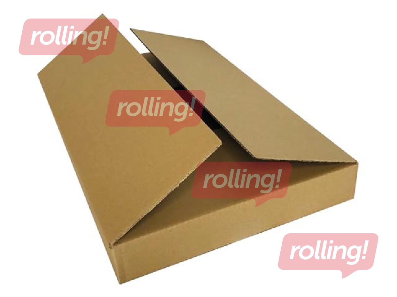 Pappkast pakkide jaoks, suurus S, 580x380x75mm, pruun