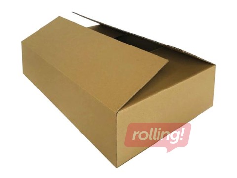 Cardboard box for parcels, size M, 580x380x170mm, brown
