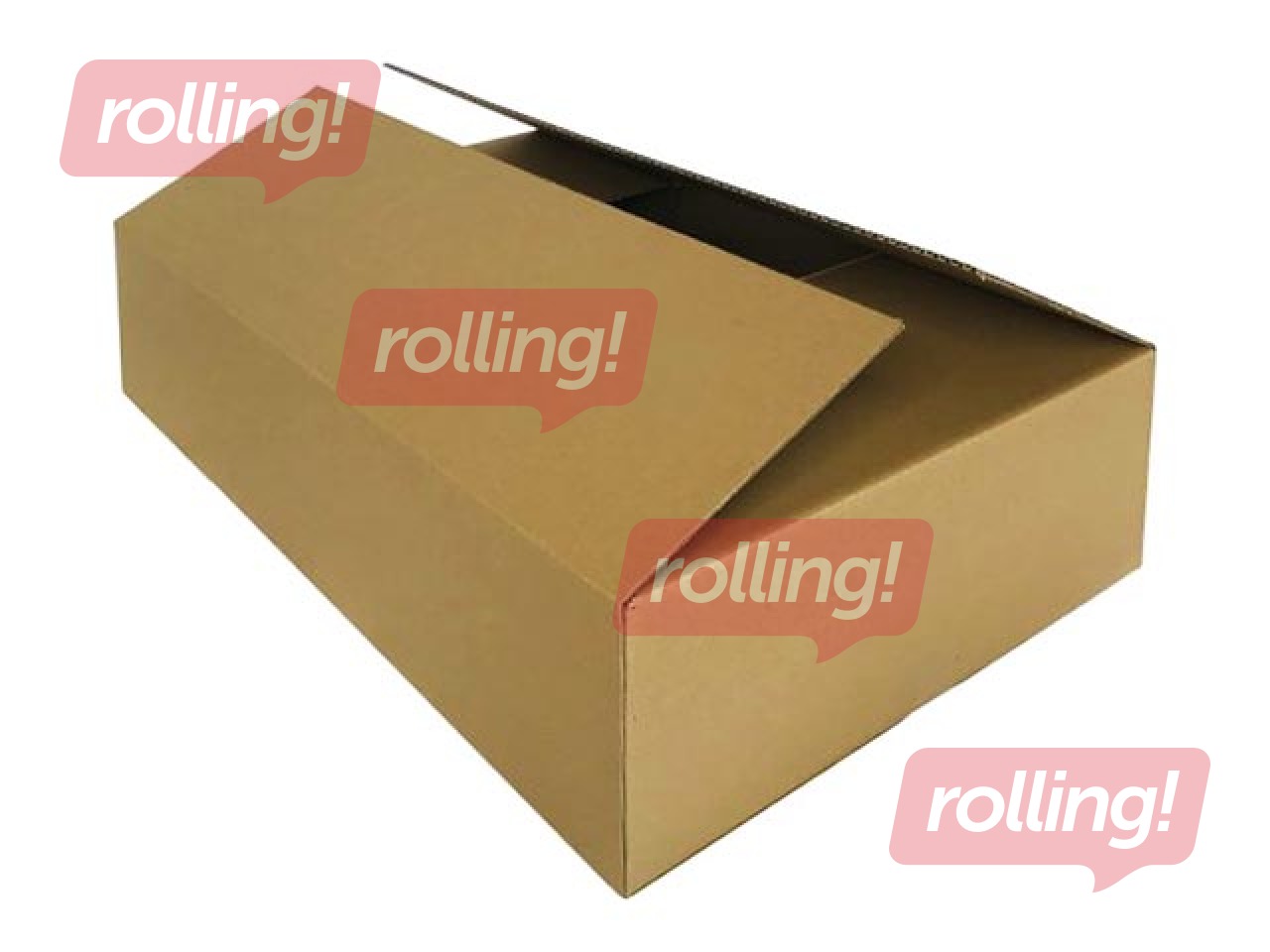 Cardboard box for parcels, size M, 580x380x170mm, brown