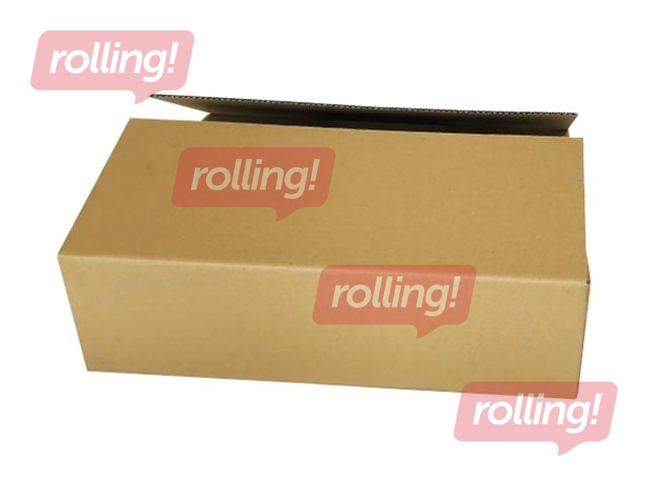 Cardboard box for parcels, size M, 580x380x170mm, brown