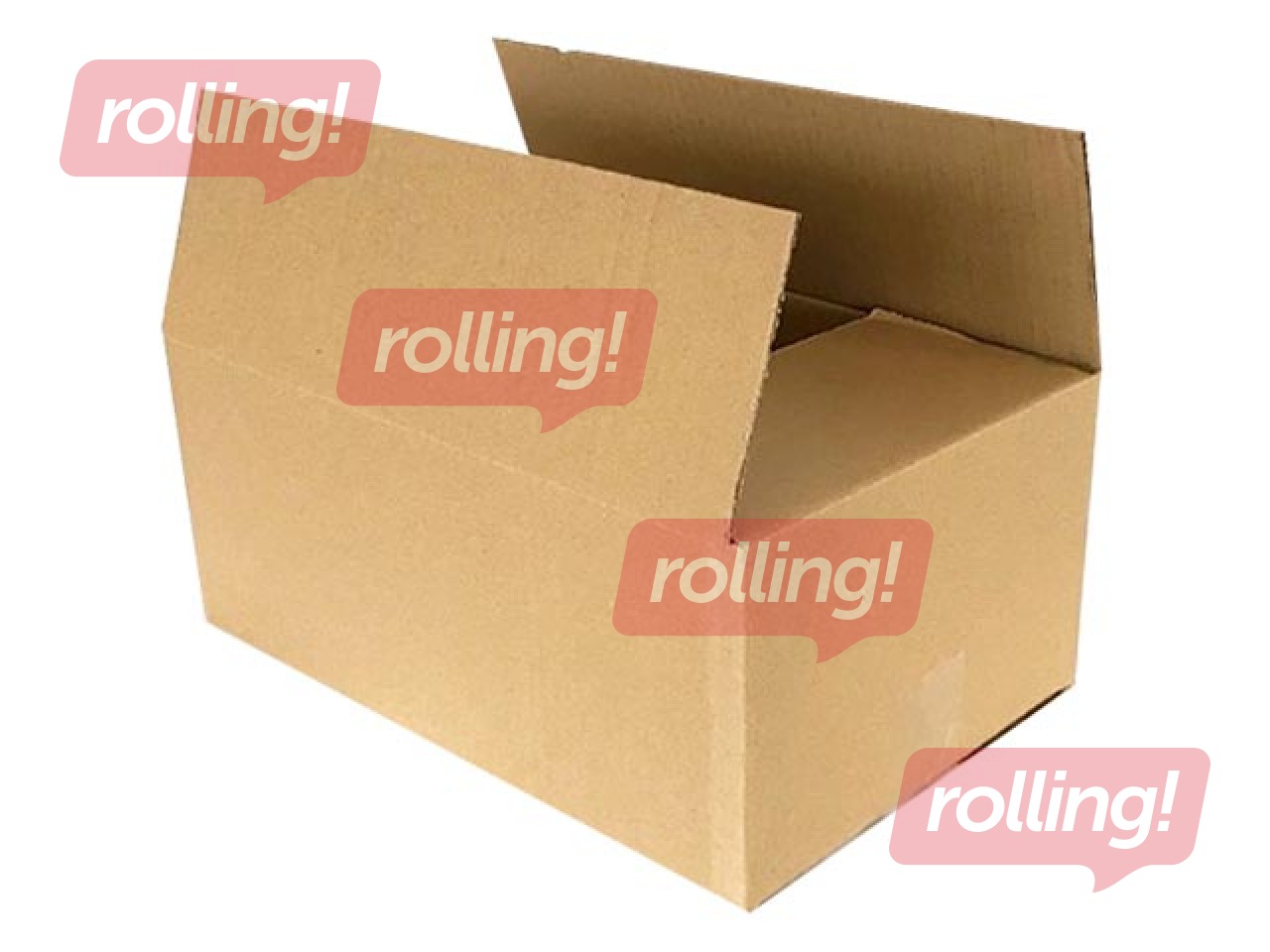 Cardboard box for parcel machines, 1/2 M size, 380x250x170mm, brown