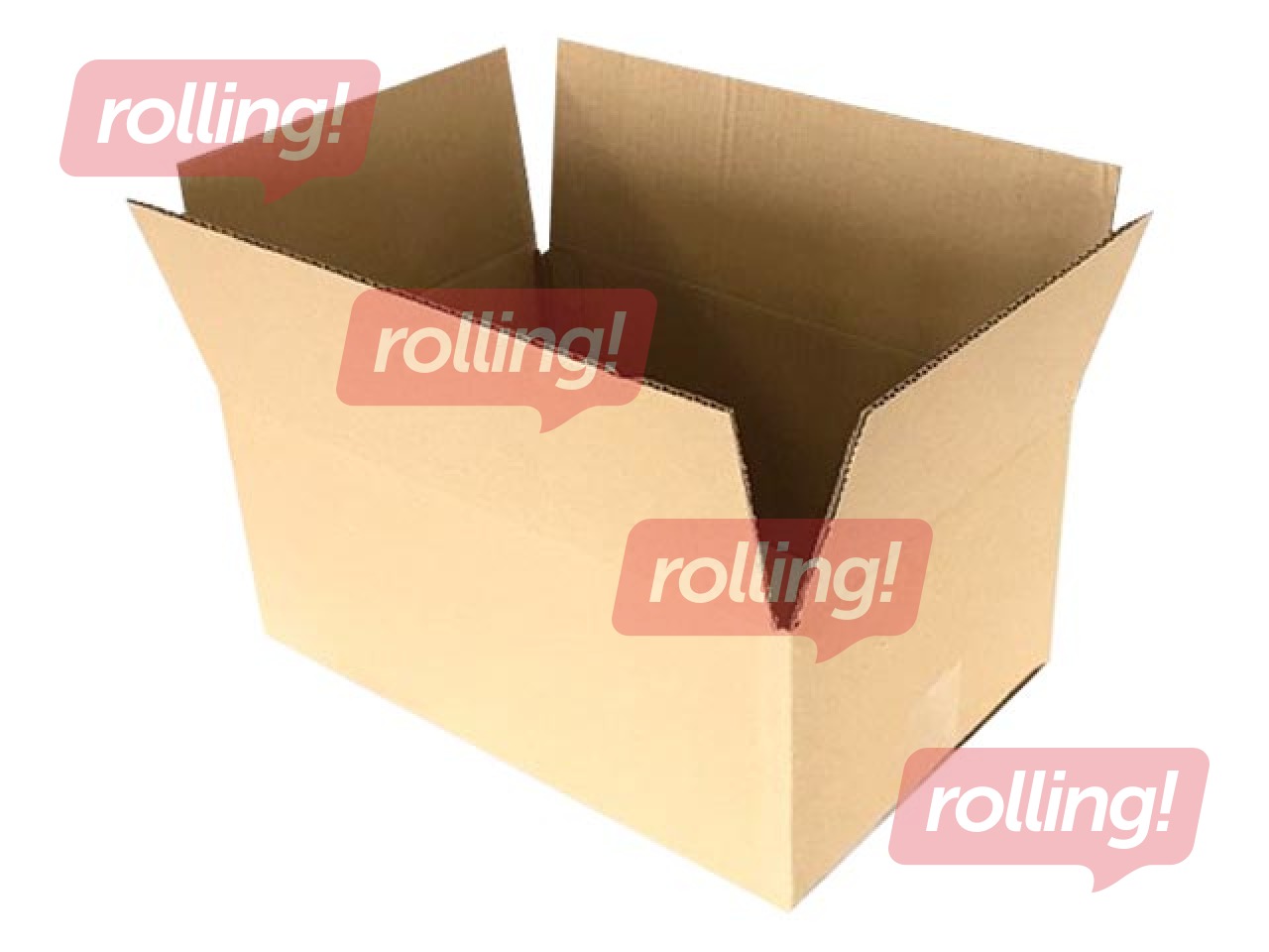 Картонная коробка для пакоматов, размер 1/2 M, 380 х 250 х 170 мм, коричневая