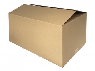 Cardboard box for parcels, L size, 580x356x360mm, brown