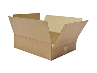 Kartona kaste pakomātiem, 1/2 S/M izmērs, 400x320x110/70mm, brūna