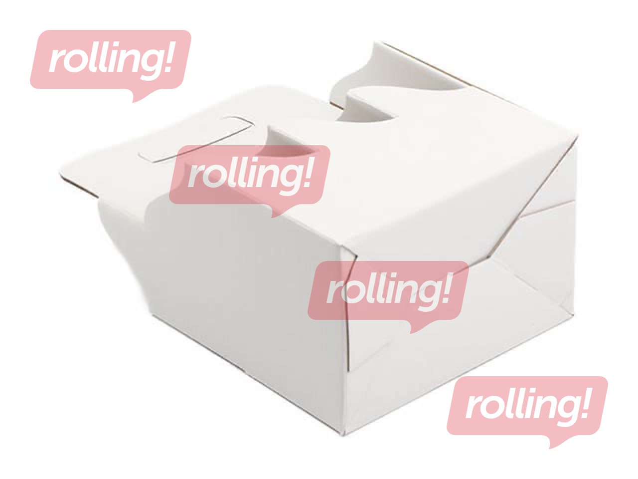 Cardboard box for 6 bottles 0.33L, white