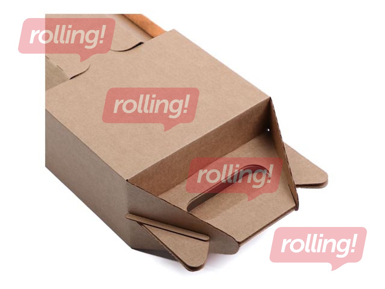 Cardboard box for two 0.5L bottles