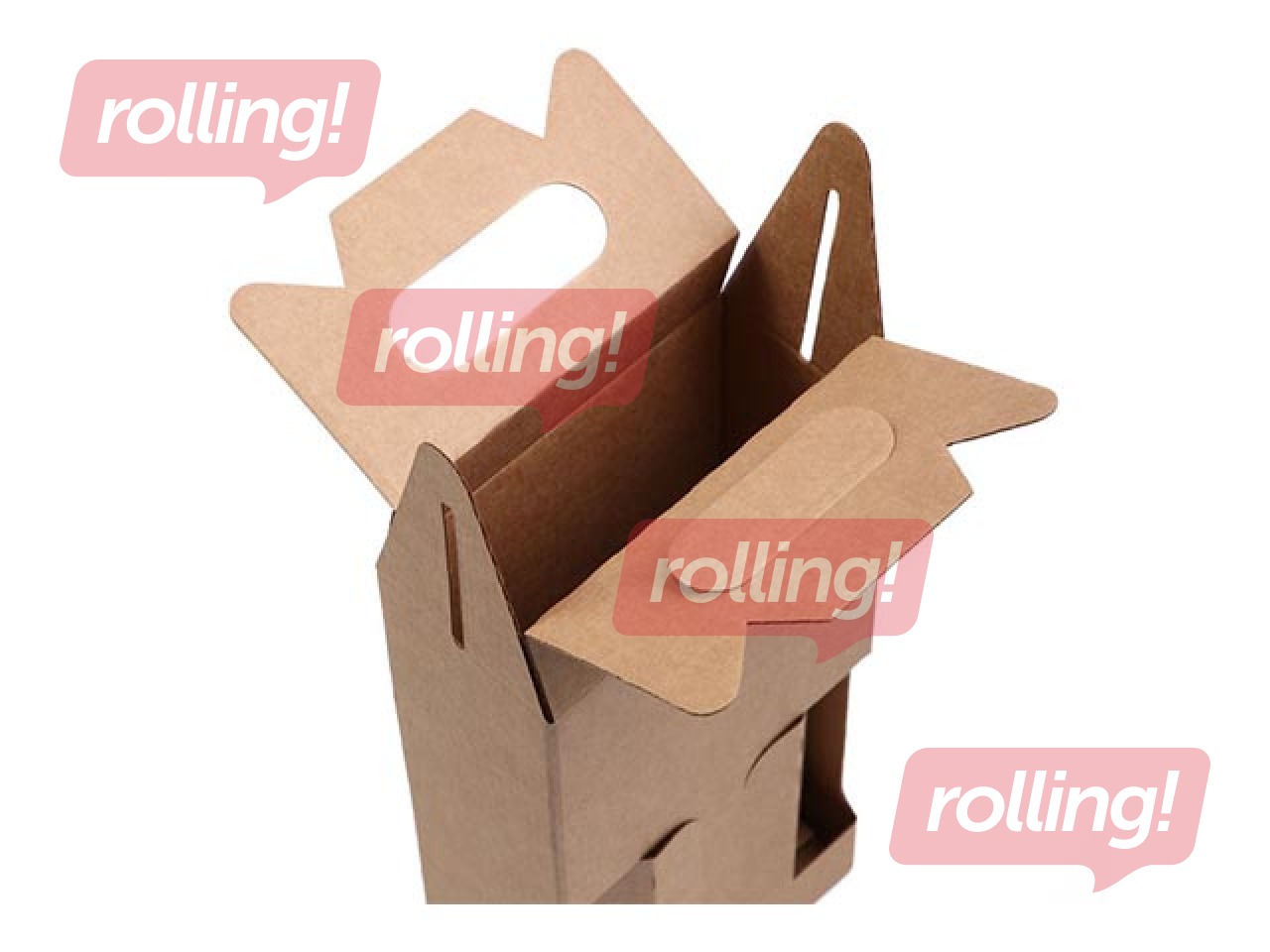 Gofrētā kartona kaste 2 pudelēm 0,5L