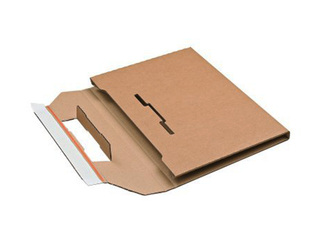 Corrugated cardboard box, for calendar, brown, 602x428x10mm