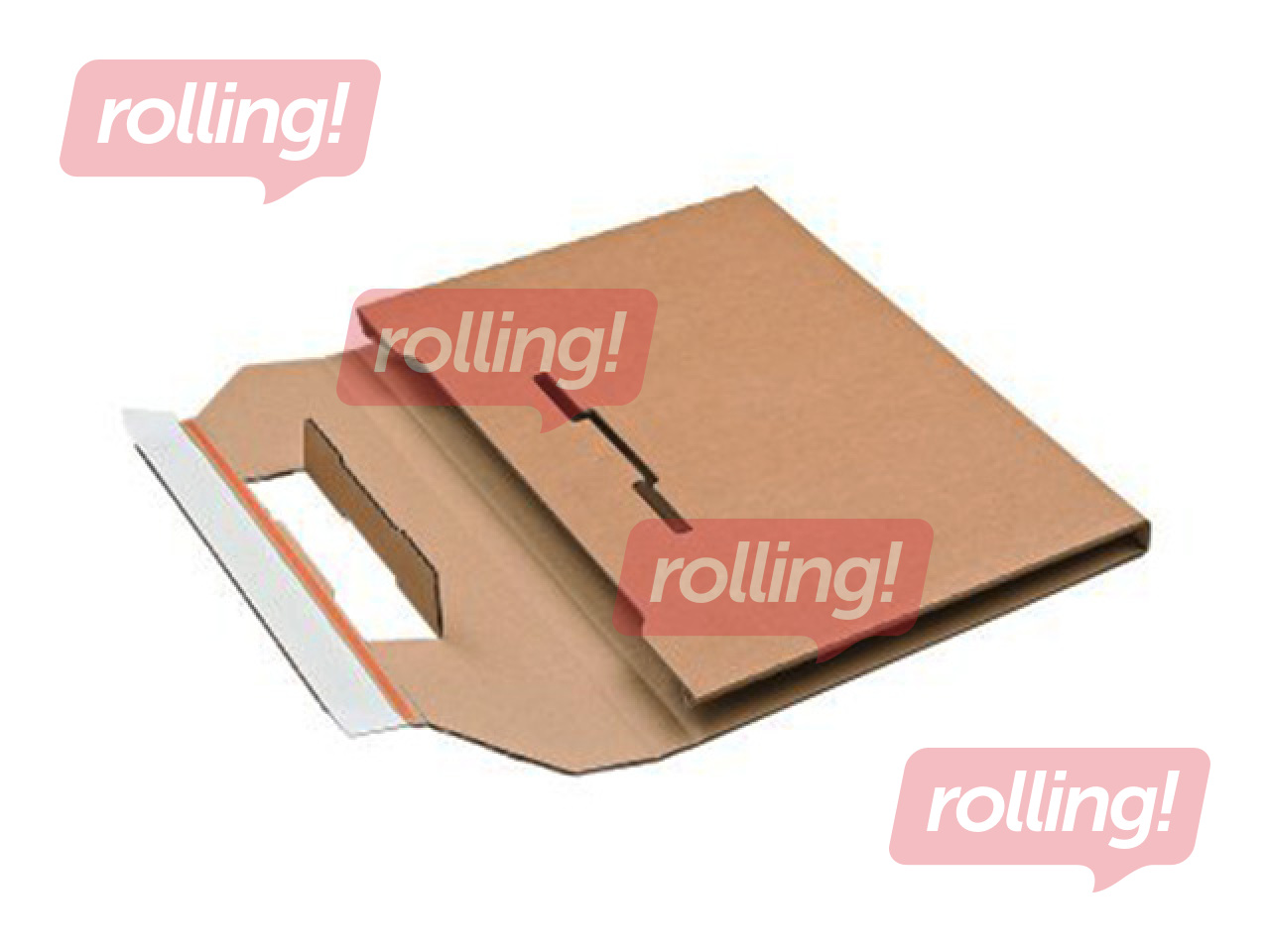 Lainetatud pappkast, kalendrile, pruun, 602x428x10mm