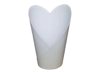 Подарочная коробка для цветов, белая