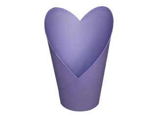 Dāvanu kaste ziediem, violeta