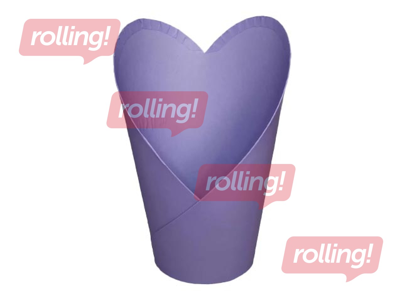 Flower gift box, violet