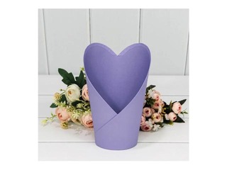 Flower gift box, violet