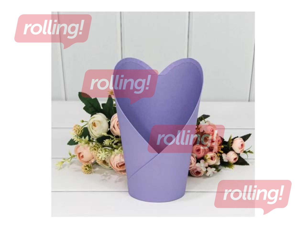 Flower gift box, violet