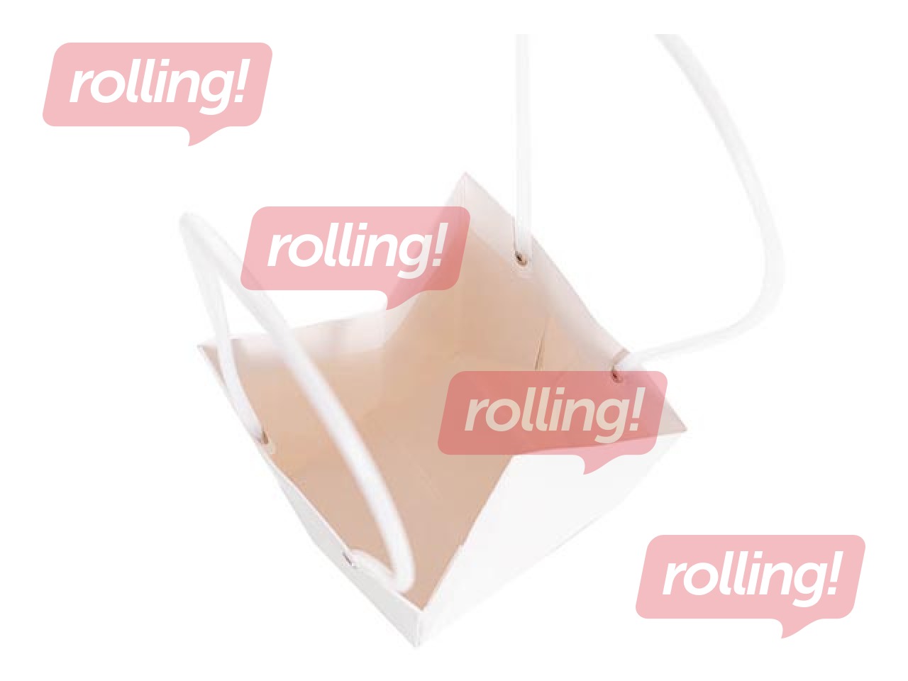 Gift box-bag for flowers, size M