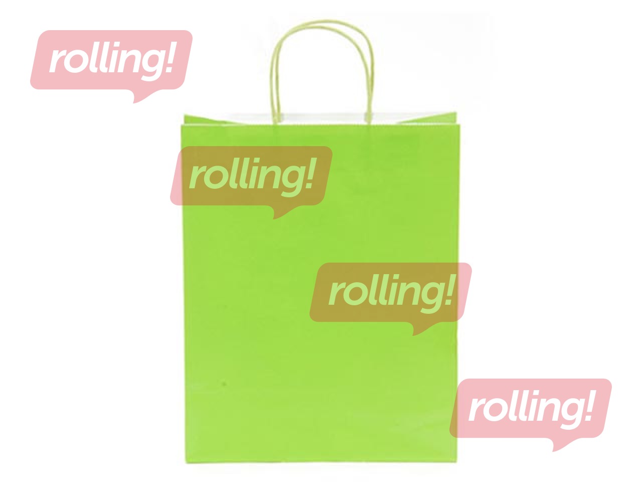 Kinkekott, paberist TOPTWIST 240x110x310mm, laimiroheline