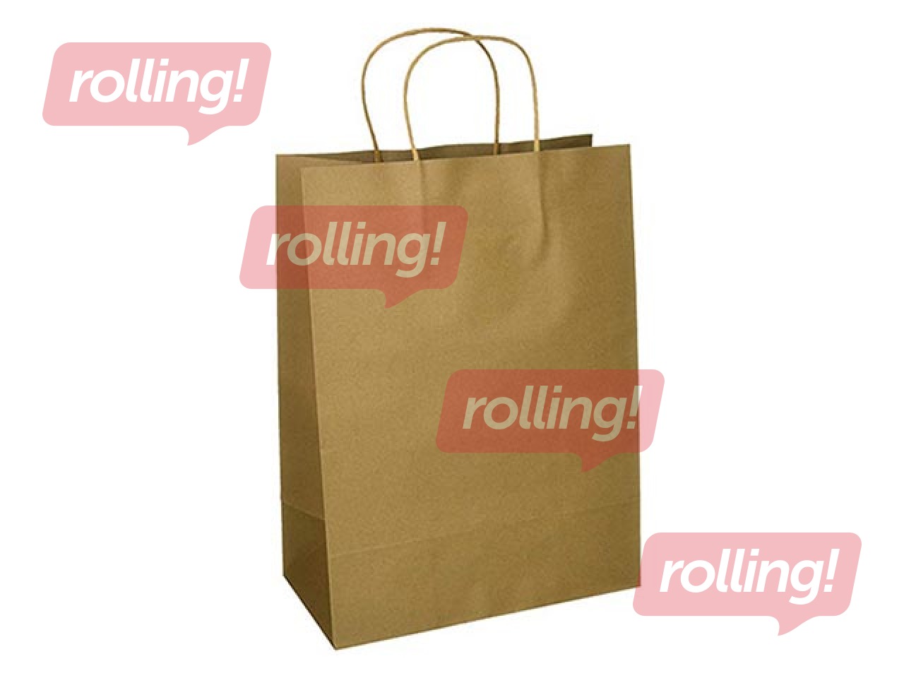 Kinkekott, paberist TOPTWIST 240x110x310 mm, pruun