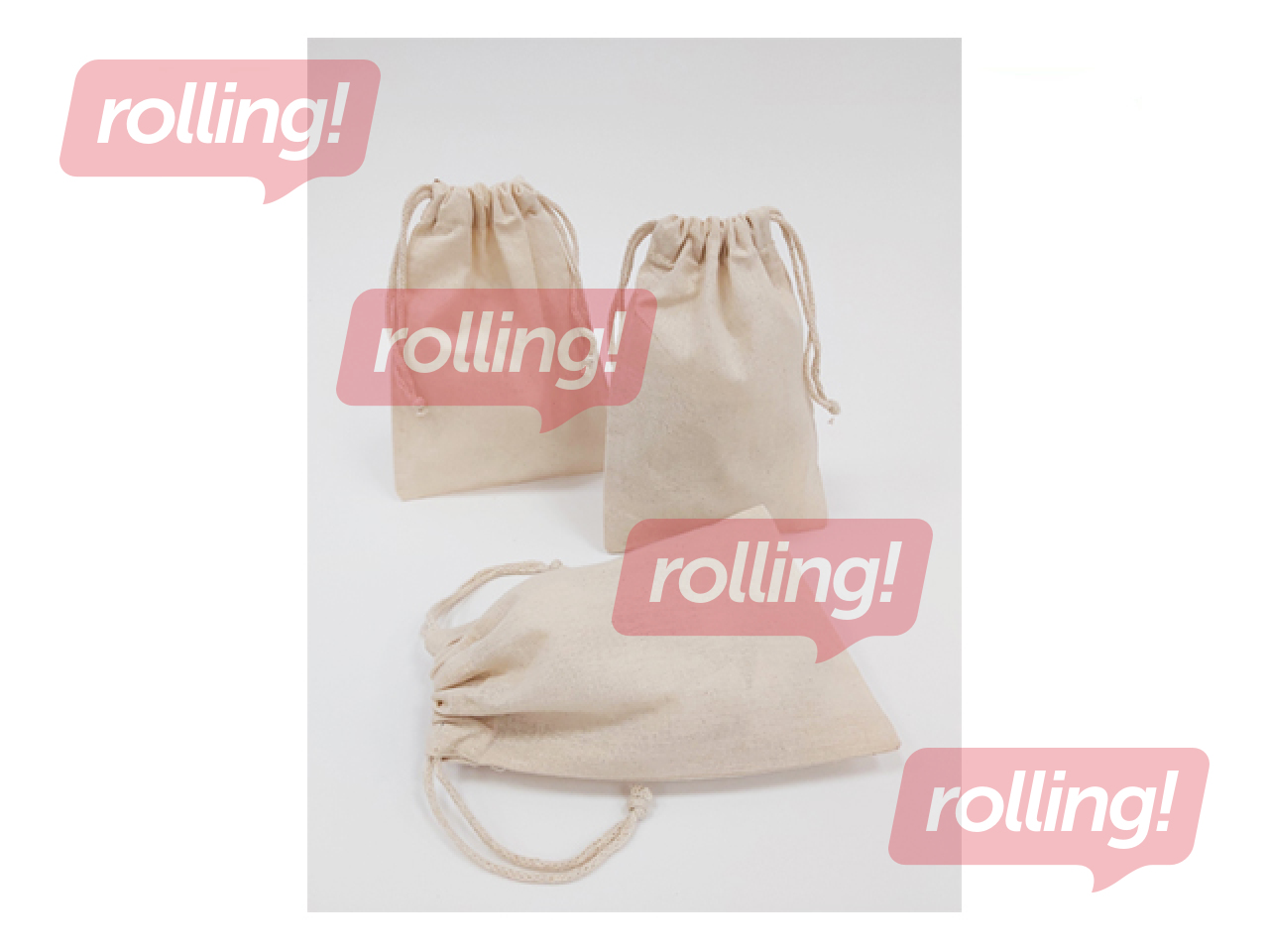 Savelkams maisiņš, 100% kokvilna, 150x200mm