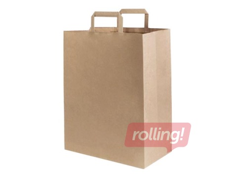 Paper bag with handles, 320x160x390mm, brown