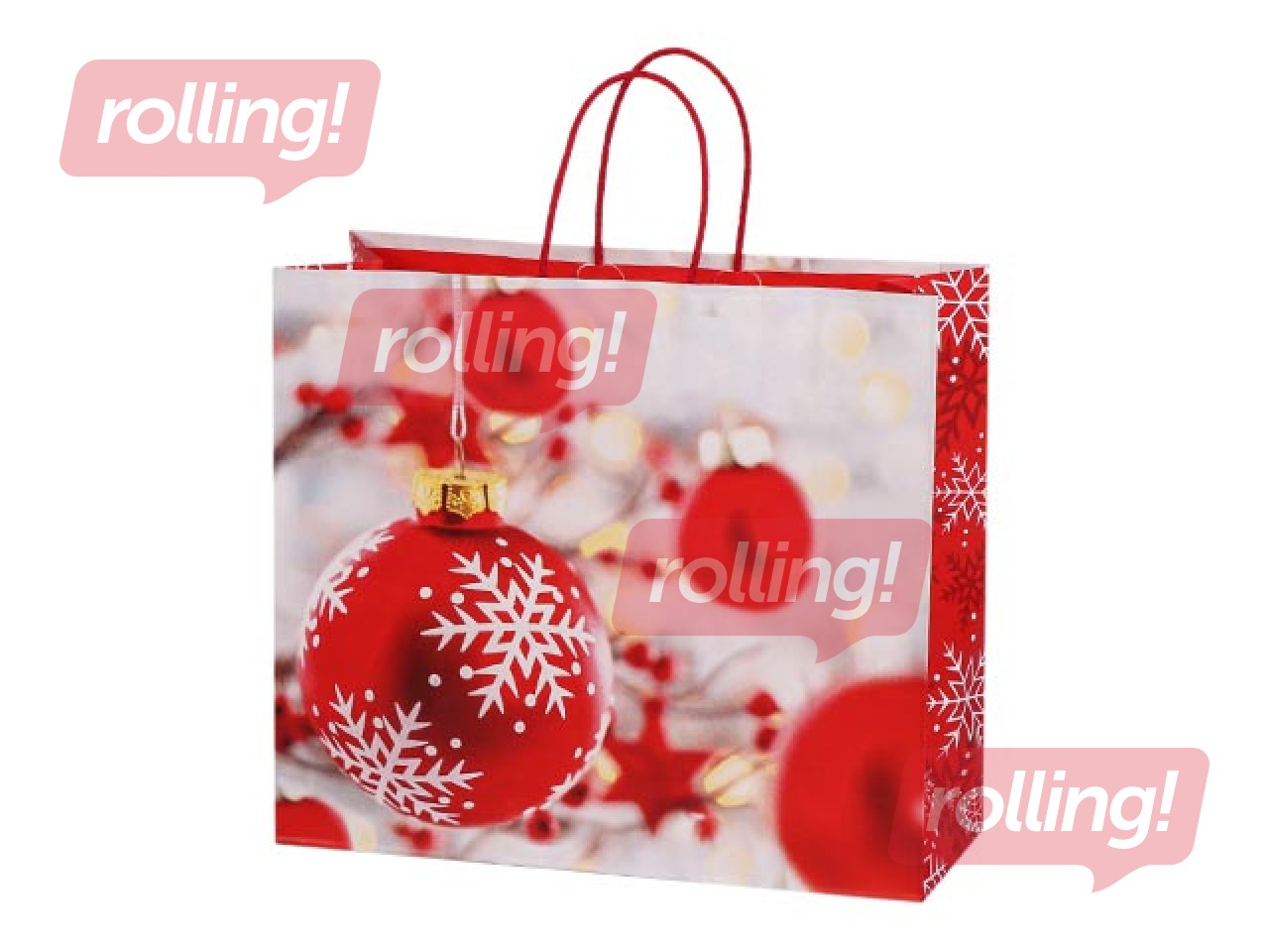 Подарочный пакет с ручками, 220x100x270мм