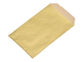 Paberkott, 70x120mm, kuldne, 1 tk