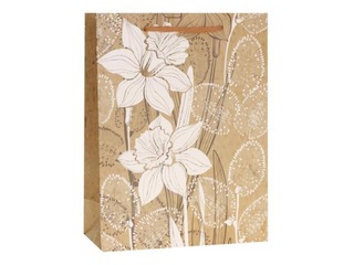 PROMO Sangadega paberkott, 180x85x240mm, Flowers