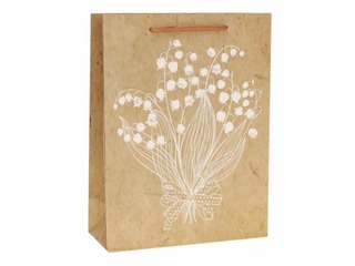 PROMO Sangadega paberkott, 180x85x240mm, Flowers